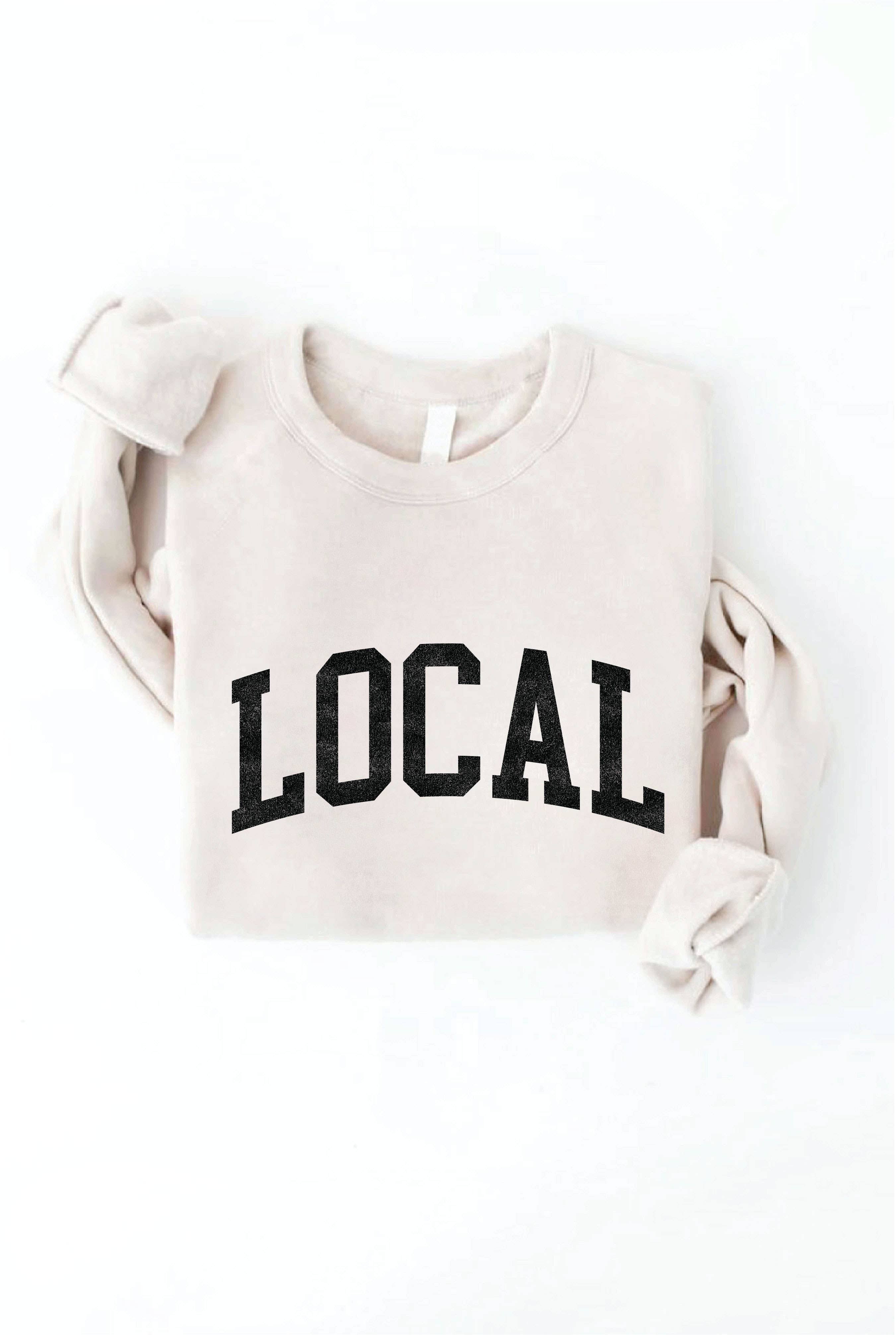 LOCAL graphic sweatshirt: M / MAUVE