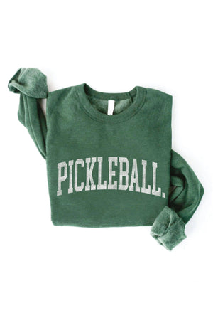PICKLEBALL Graphic Sweatshirt: M / ATHLETIC HEATHER