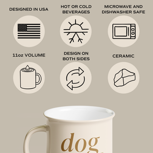 *NEW* Dog Mom 11 oz Campfire Coffee Mug - Home Decor