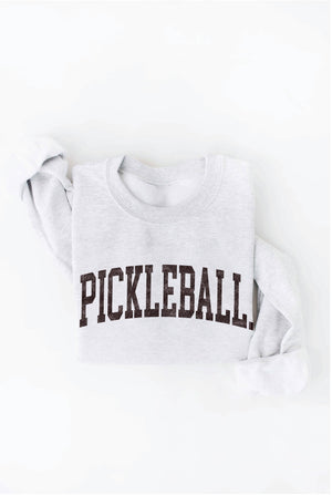 PICKLEBALL Graphic Sweatshirt: M / ATHLETIC HEATHER
