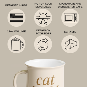 *NEW* Cat Mom 11 oz Campfire Coffee Mug - Home Decor