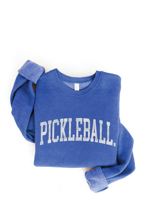PICKLEBALL Graphic Sweatshirt: S / ATHLETIC HEATHER