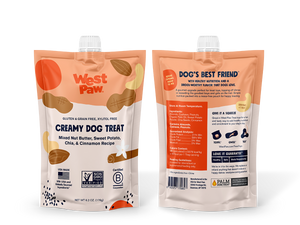Nut Butter, Sweet Potato, and Chia Seed Creamy Dog Treat: Case of 6