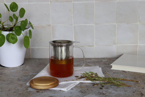 Gustave borosilicate glass tea pot 450 ml