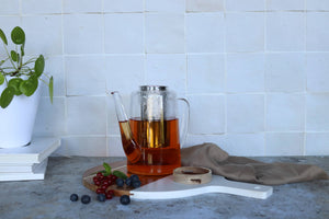 Gustave borosilicate glass teapot 1.2 l