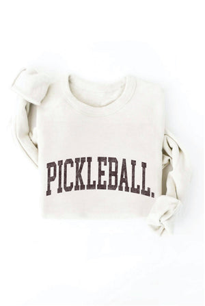 PICKLEBALL Graphic Sweatshirt: L / ATHLETIC HEATHER