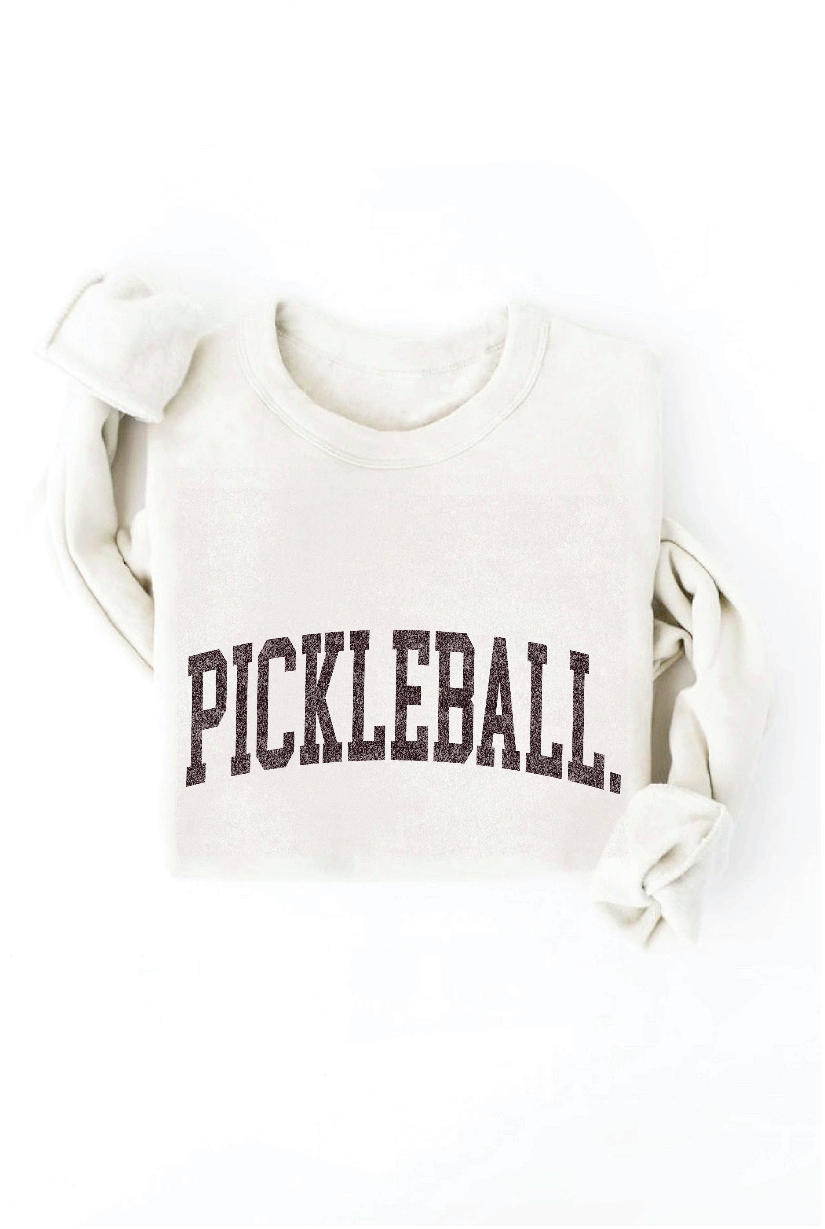 PICKLEBALL Graphic Sweatshirt: M / ROSE