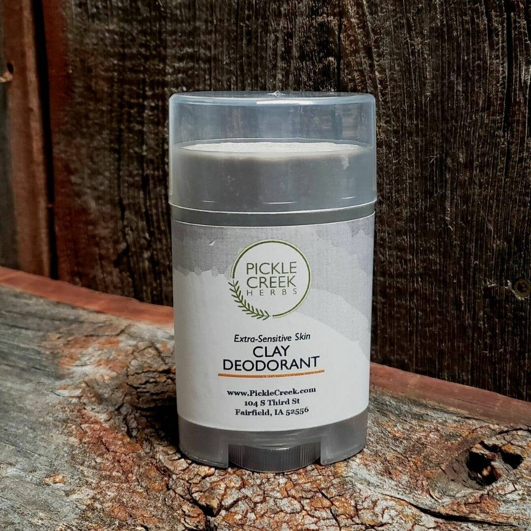 Clay Deodorant for Extra-Sensitive Skin: 2.25 oz